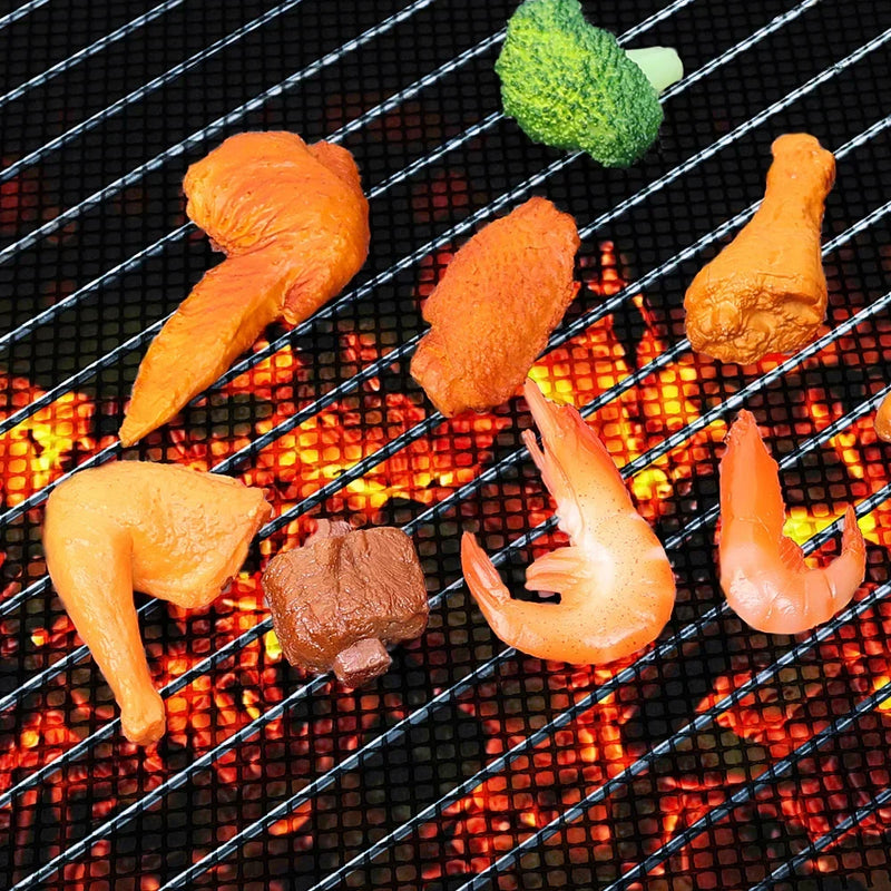 Almofada de grade para churrasco antiaderente, resistente a altas temperaturas, malha reutilizável, facilmente limpa, almofadas de cozinha, ferramenta de grelha 40x30cm